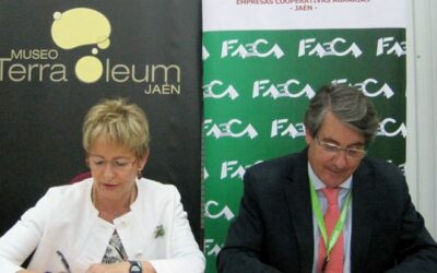 FAECA-Jaén firma un convenio con la Consejería de Agricultura para dar a conocer el Museo Terra Oleum entre los cooperativistas