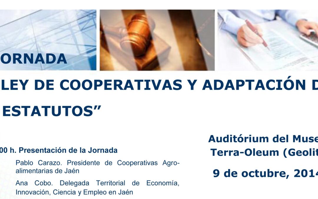 Jornada ‘Ley de Cooperativas y Adaptación de Estatutos’