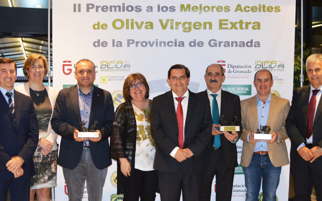 San Francisco de Asís, San Sebastian de Alfacar y Aceites Algarinejo, galardonadas en los II Premios a los Mejores AOVE ‘Sabor Granada’