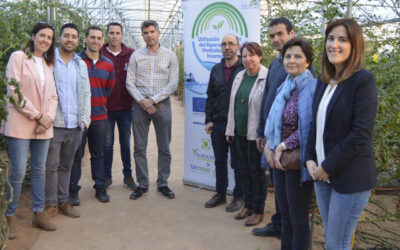 El Grupo Operativo que investiga sistemas de riego más eficientes en cultivo de tomate cherry avanza hacia una agricultura sostenible y de precisión