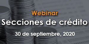 Webinar Secciones de crédito