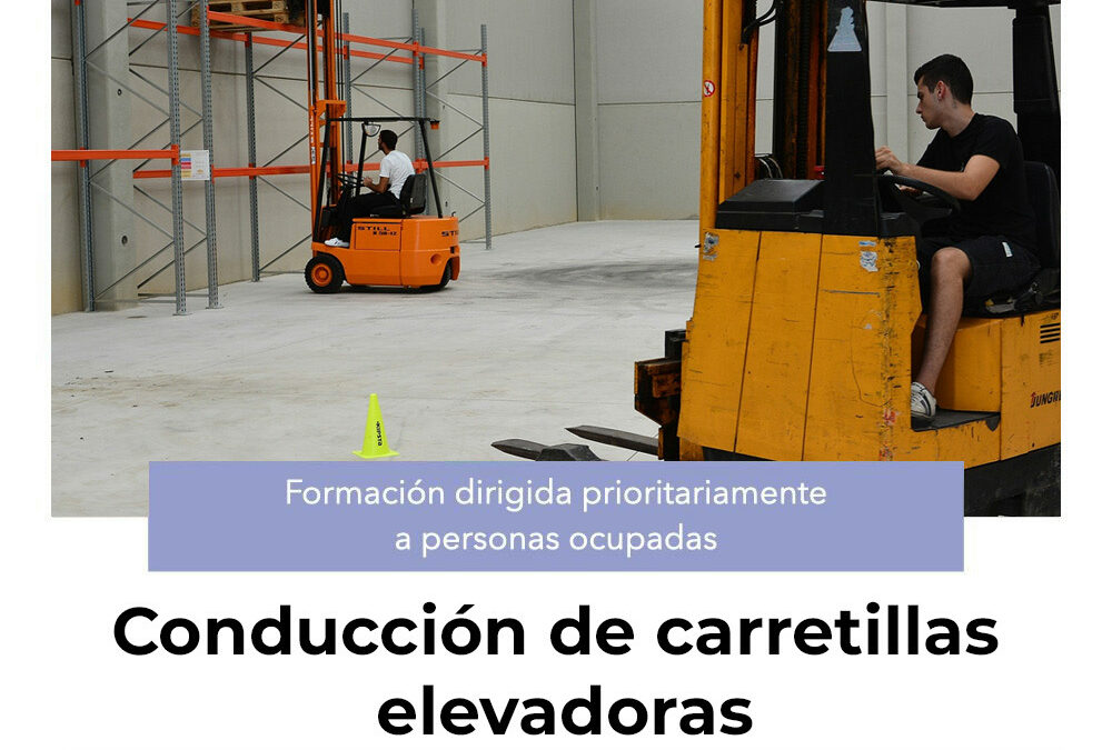 Conducción de carretillas elevadoras agosto