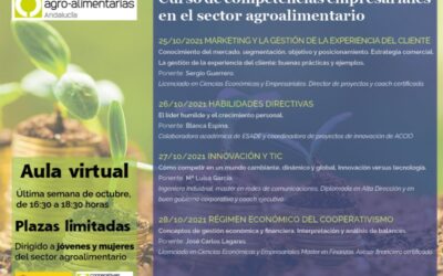 Curso Competencias empresariales en el sector agroalimentario