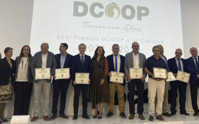 Dos cooperativas asociadas a Cooperativas Agro-alimentarias de Granada, galardonadas en los XXVI Premios a la Calidad del Aceite de Oliva de Dcoop