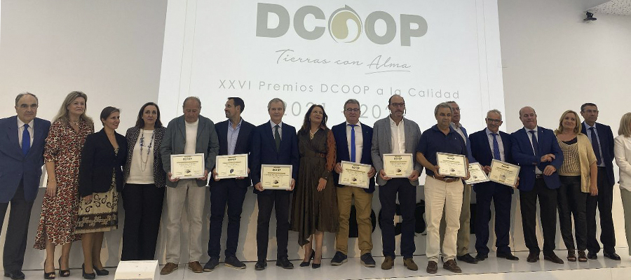 Dos cooperativas asociadas a Cooperativas Agro-alimentarias de Granada, galardonadas en los XXVI Premios a la Calidad del Aceite de Oliva de Dcoop