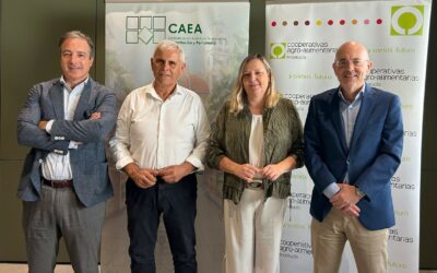 Cooperativas Agro-alimentarias de Andalucía y CAEA firman un convenio de colaboración para reforzar las relaciones entre el modelo cooperativo y el sector de la distribución comercial